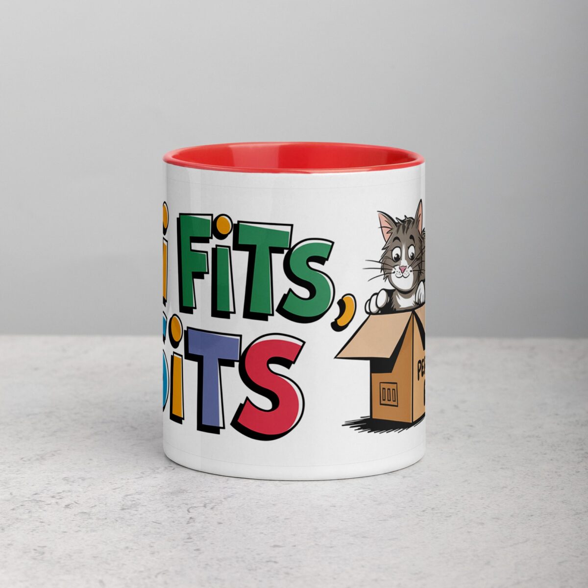 If I Fits, I Sits Cat Coffee Mug & Tea Cup - Image 7