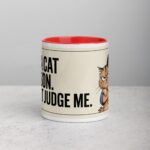 I’m a Cat Person. Don’t Judge Me Mug - Image 7