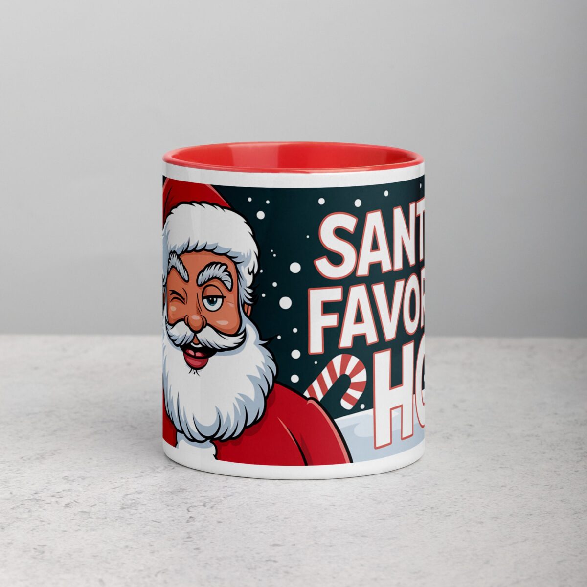 Santa’s Favorite Ho Christmas Coffee Mug - Image 7