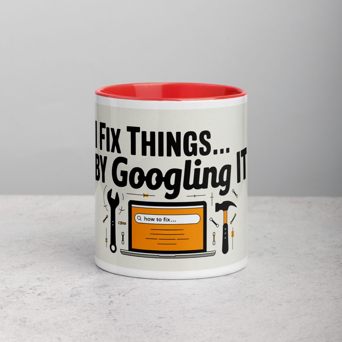 I Fix Things... By Googling It Dad Coffee Mug - Image 7