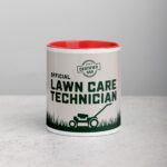 Official Lawn Care Technician Dad Coffee Mug - Image 7