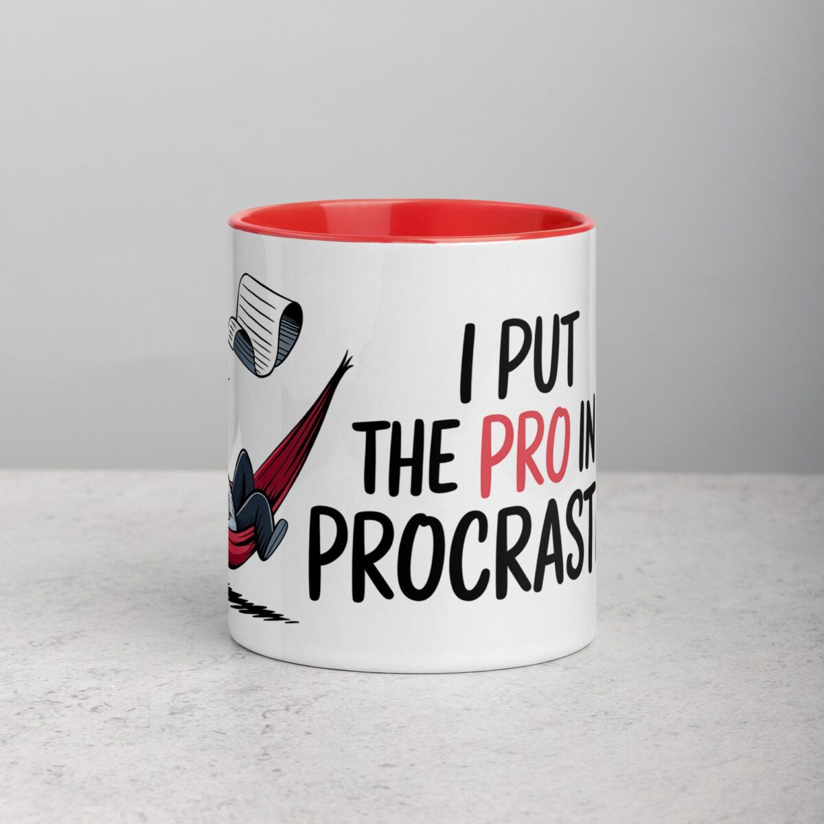 I Put the Pro in Procrastinate Dad Mug - Image 7