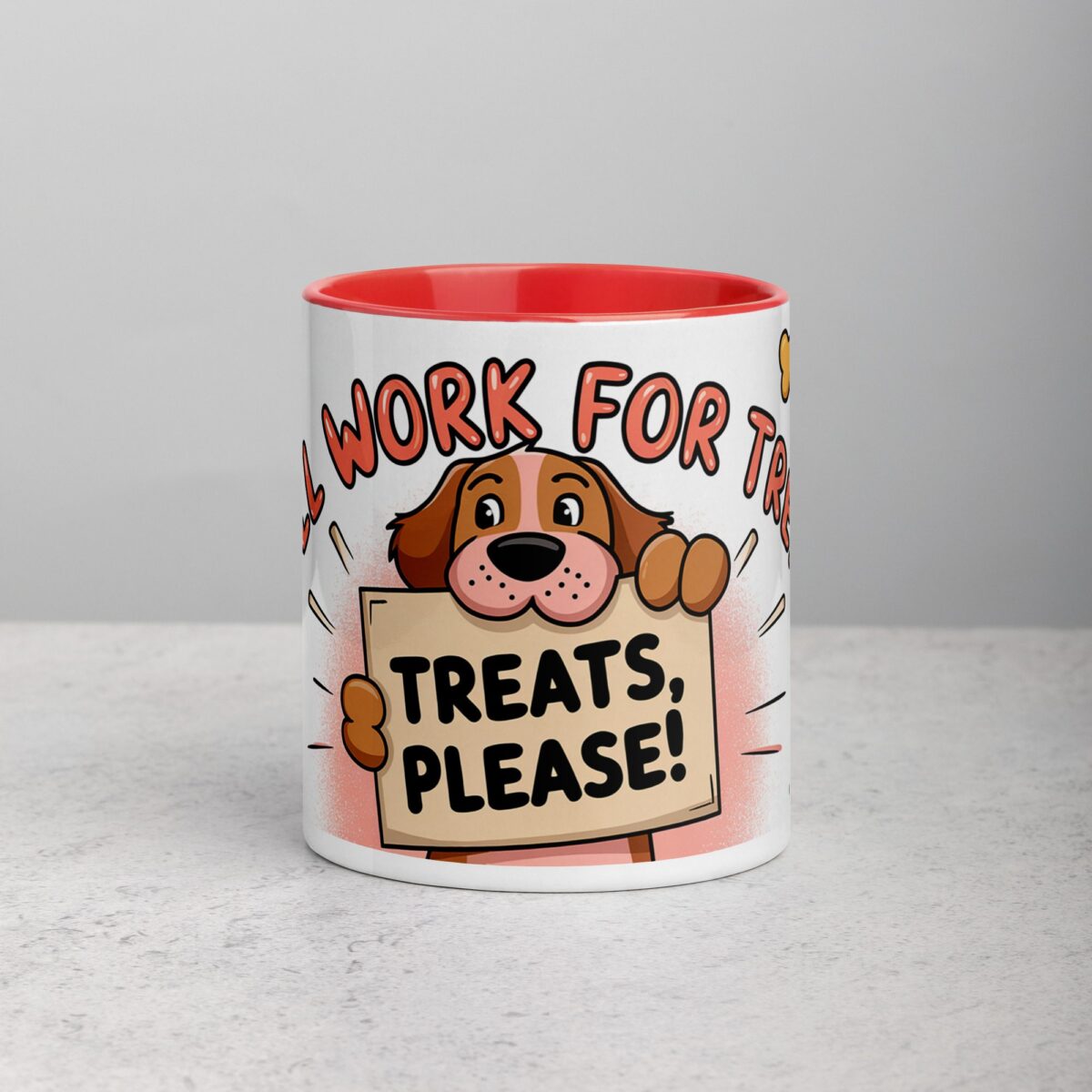 Will Work for Treats Dog Coffee Mug - Image 7