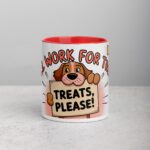 Will Work for Treats Dog Coffee Mug - Image 7