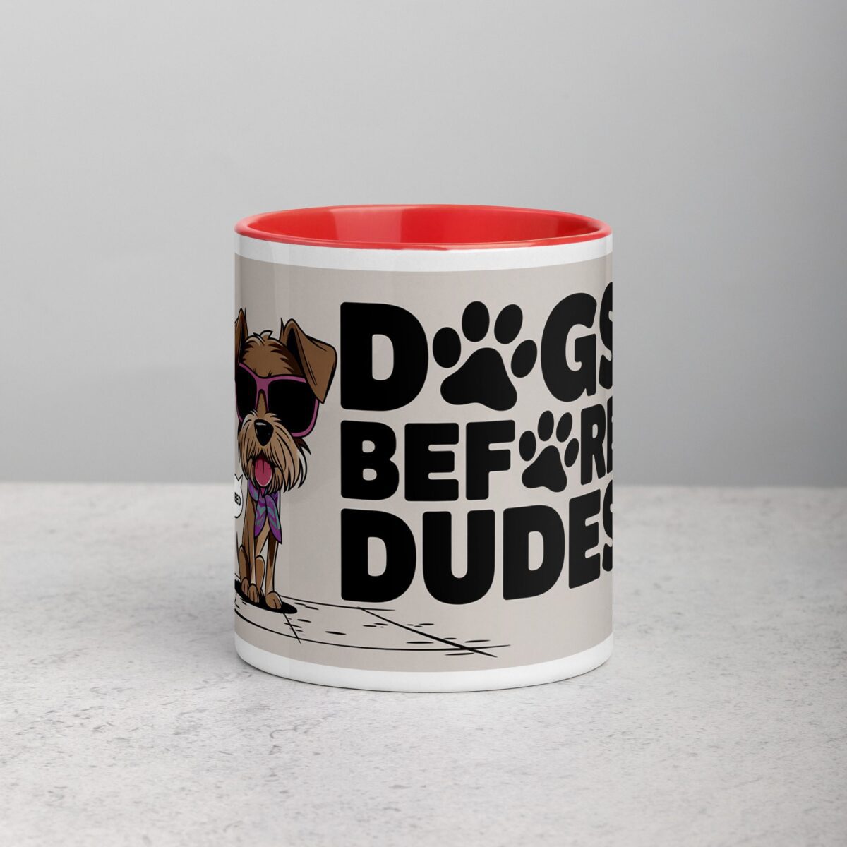 Dogs Before Dudes Coffee Mug & Tea Cup - Image 7