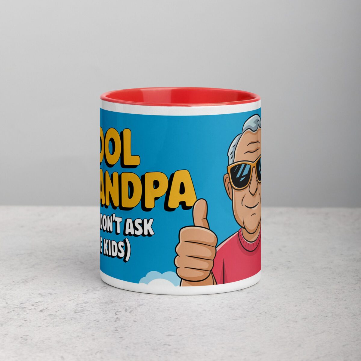 Cool Grandpa (Just Don’t Ask the Kids) Coffee Mug - Image 7