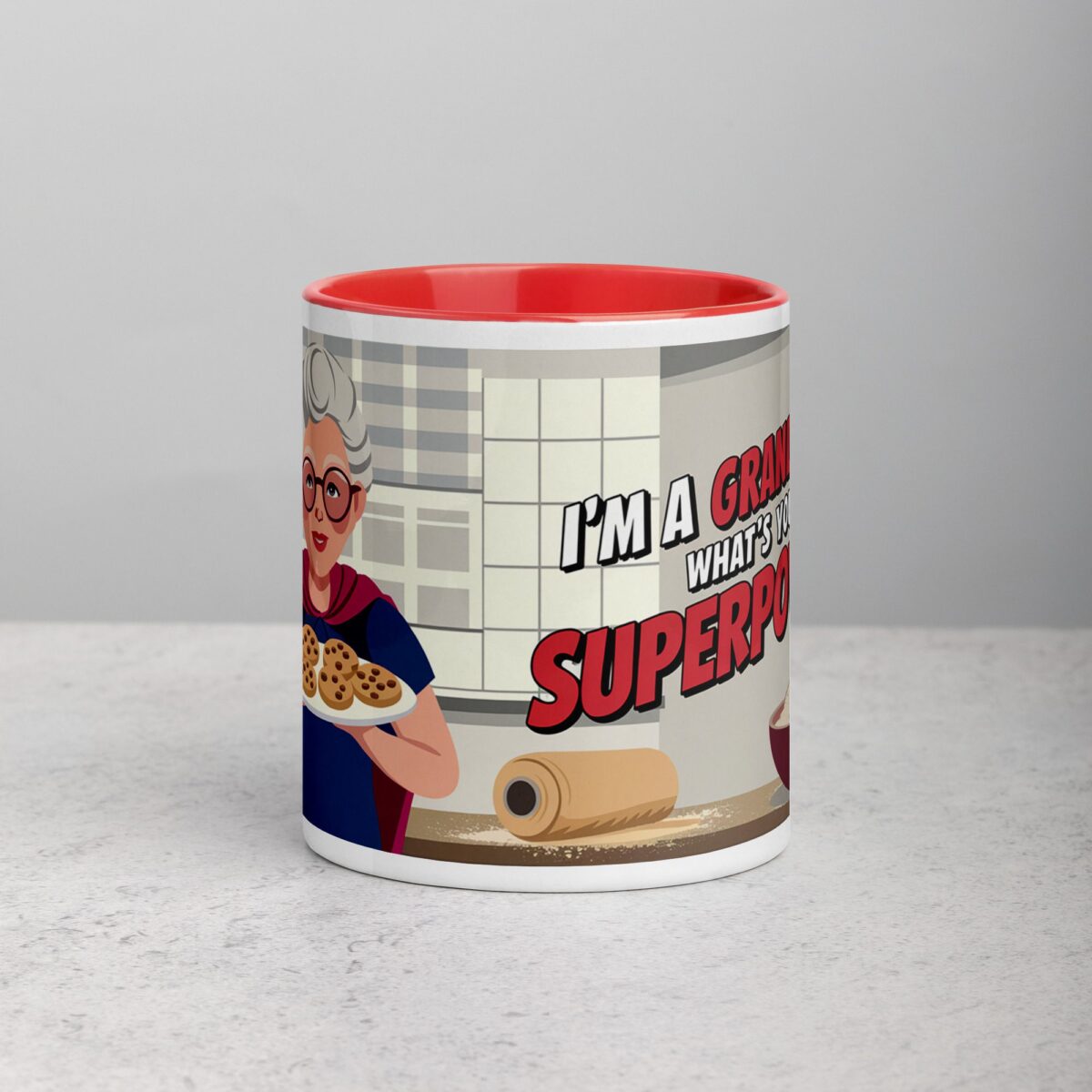 I’m a Grandma. What’s Your Superpower? Mug - Image 7