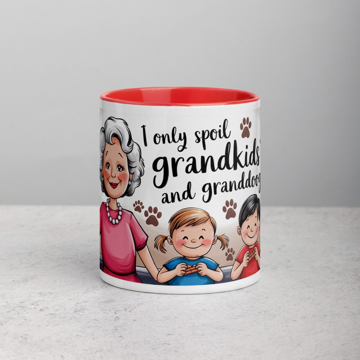 I Only Spoil Grandkids and Granddogs Coffee Mug - Image 7