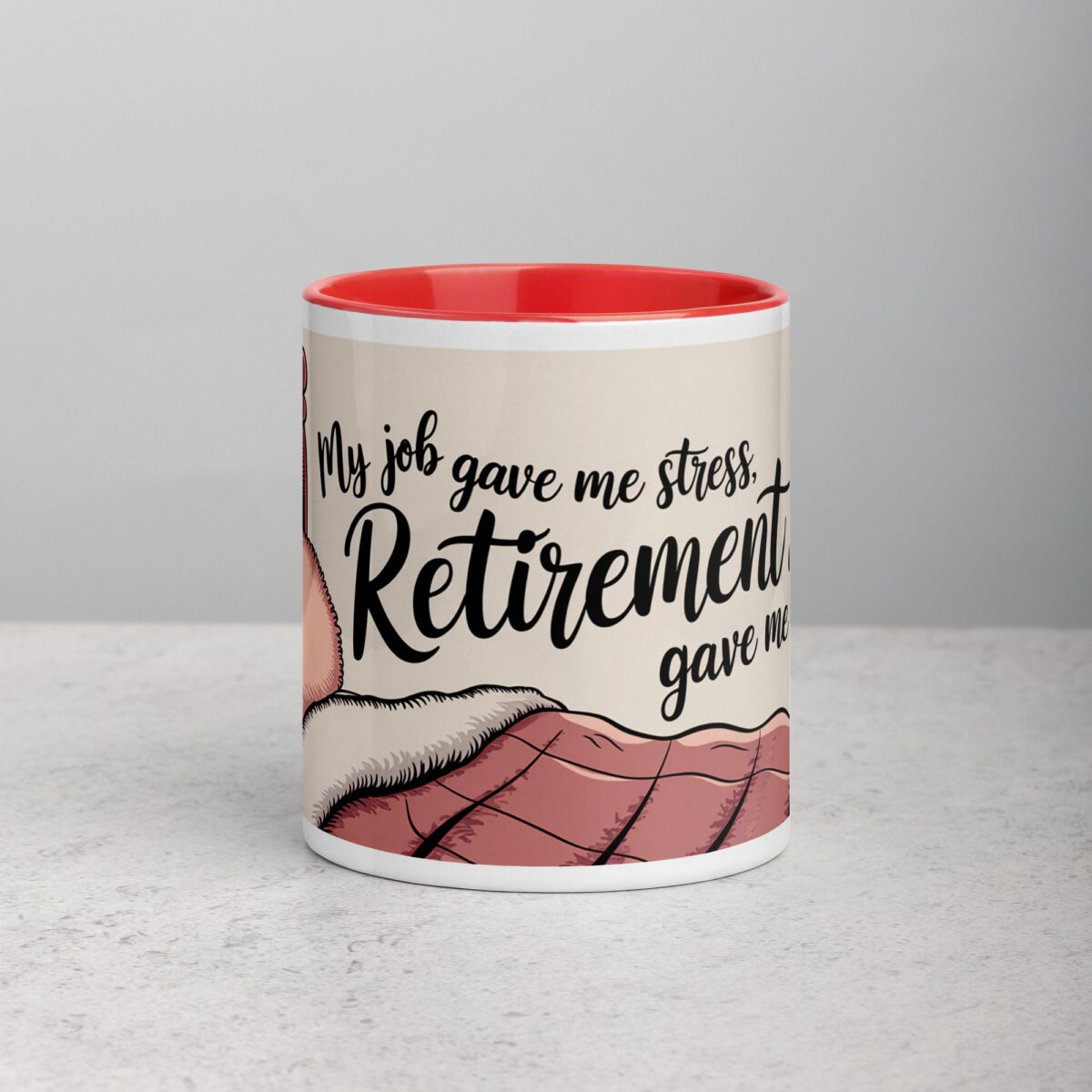 My Job Gave Me Stress, Retirement Gave Me Rest Mug - Image 7