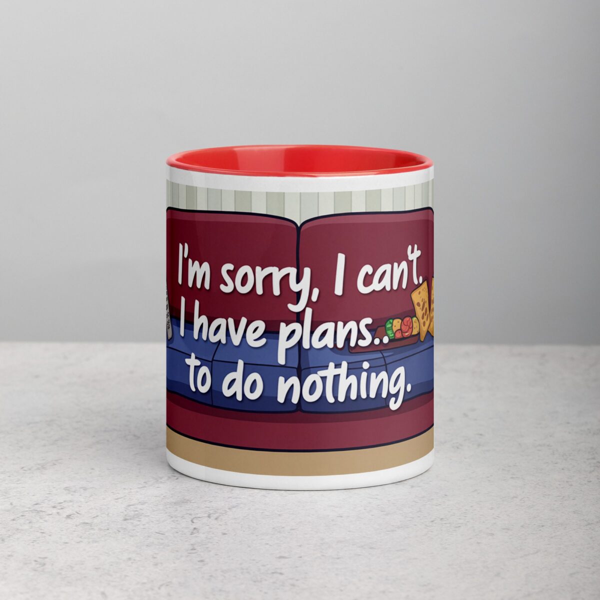 I’m Sorry, I Can’t. I Have Plans… To Do Nothing Sarcastic Mug - Image 7