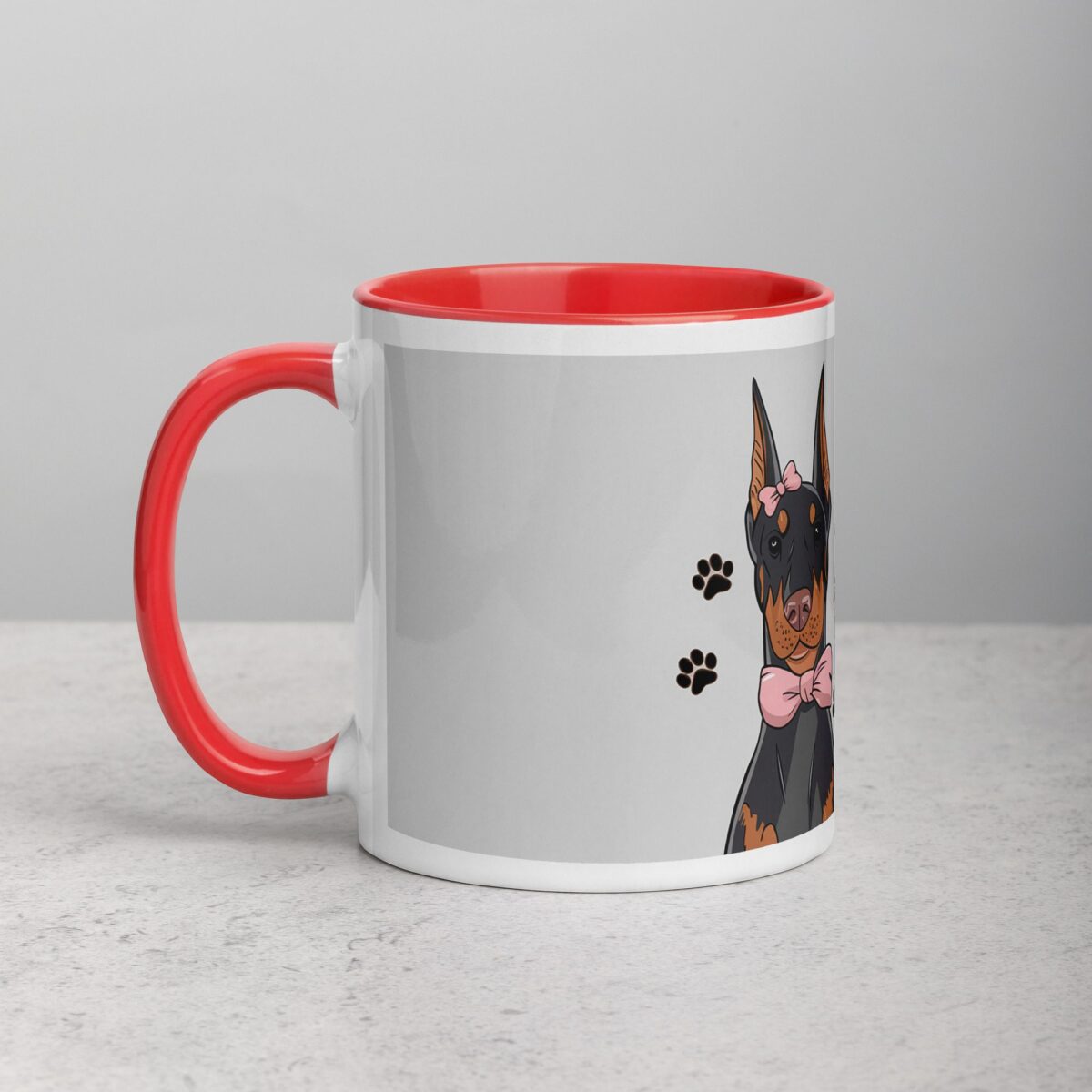 Doberman Hair, Don’t Care Coffee Mug - Image 8