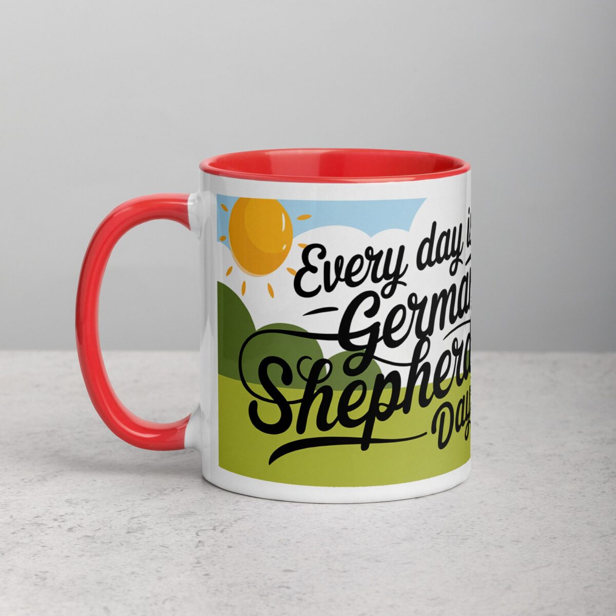 Every Day Is a German Shepherd Day Coffee Mug & Tea Cup - Image 8