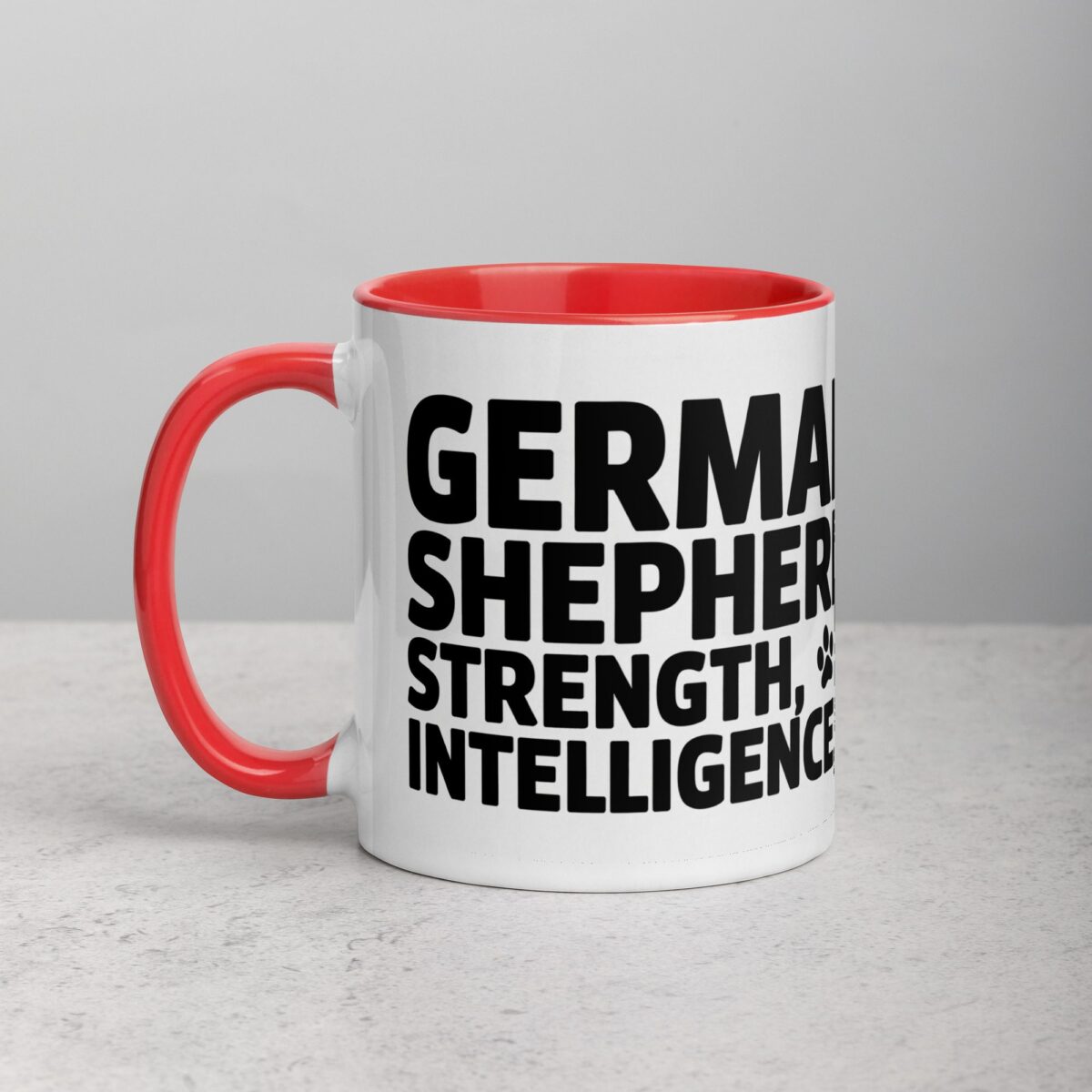 German Shepherds: Strength, Intelligence, Love Mug - Image 8