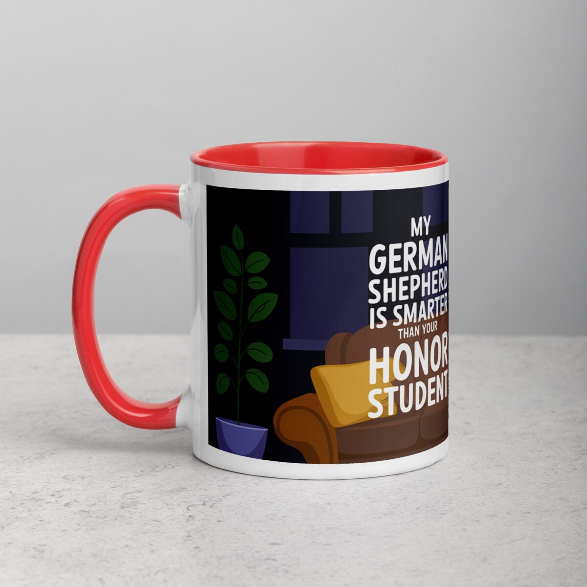 My German Shepherd Is Smarter Than Your Student Mug - Image 8