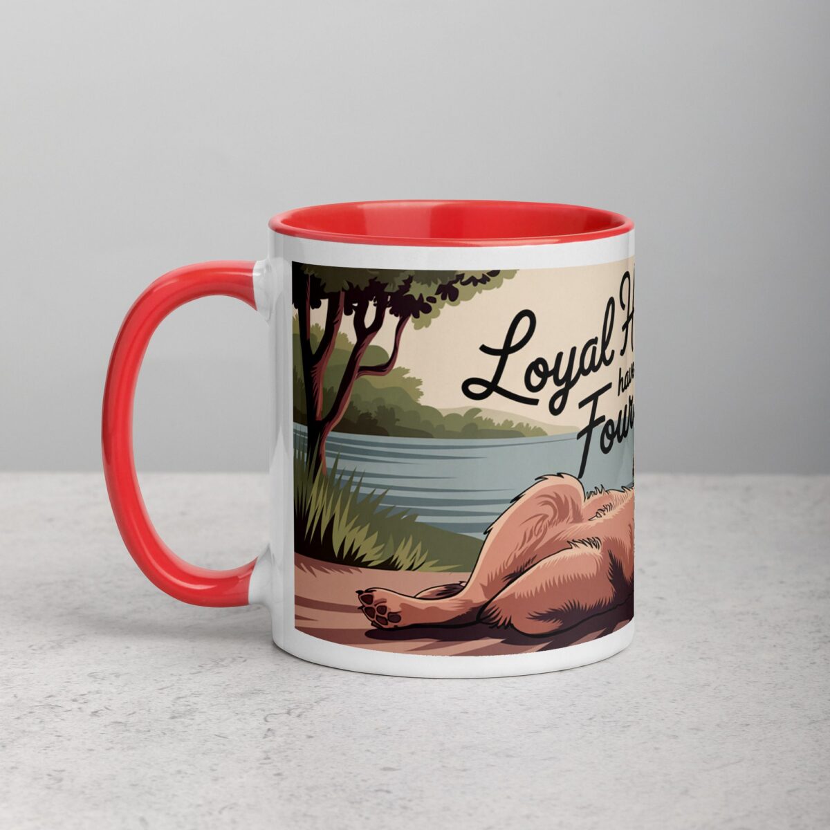 Loyal Hearts Have Four Paws Coffee Mug - Image 8