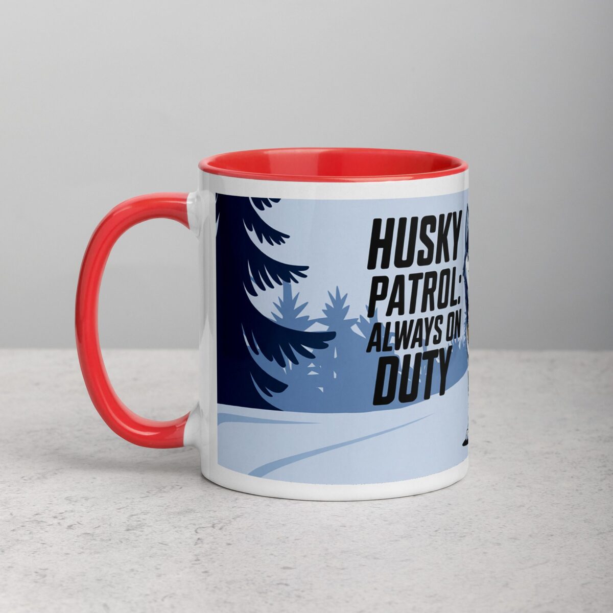 Husky Patrol: Always on Duty Coffee Mug - Image 8