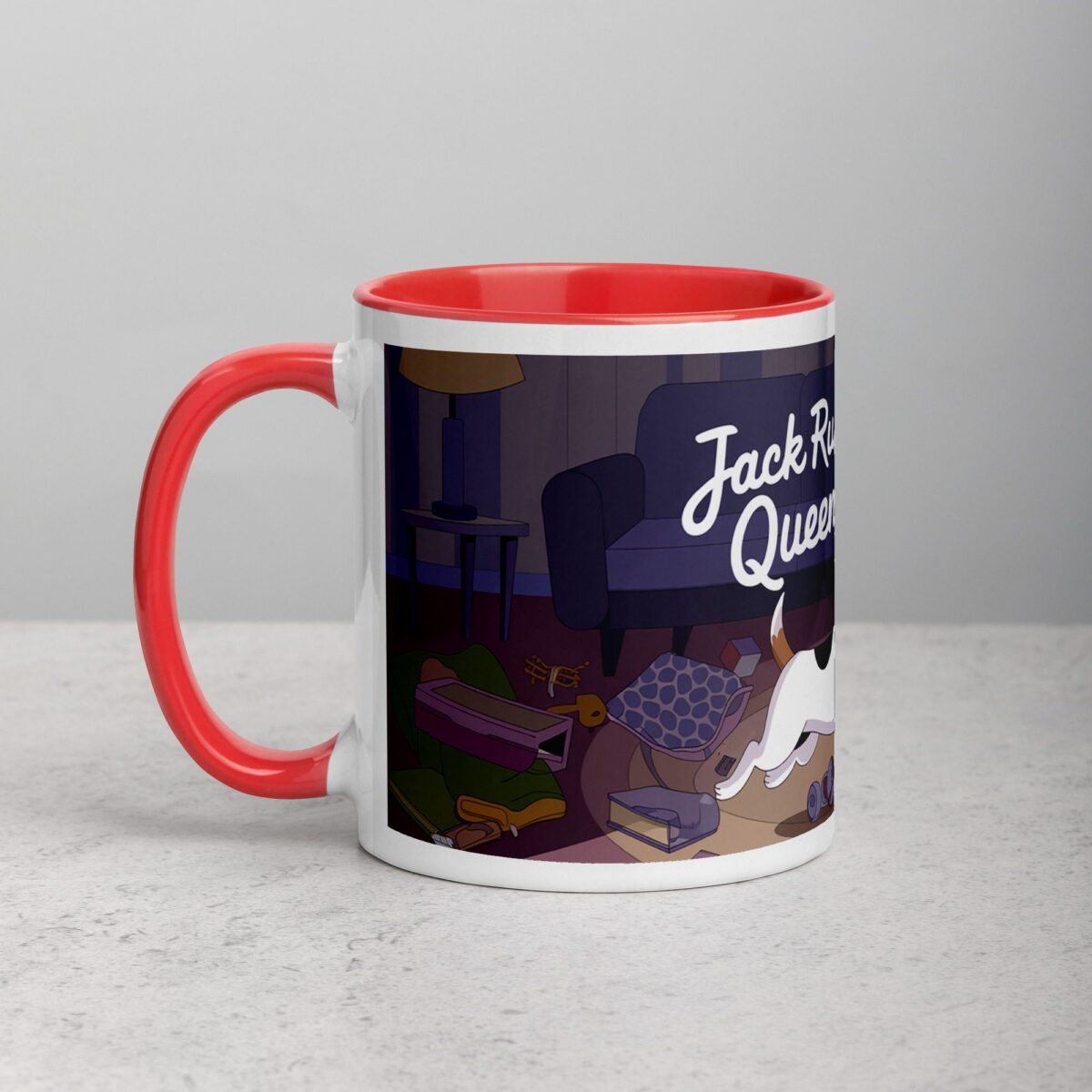 Jack Russell Mom: Queen of Chaos Coffee Mug - Image 8