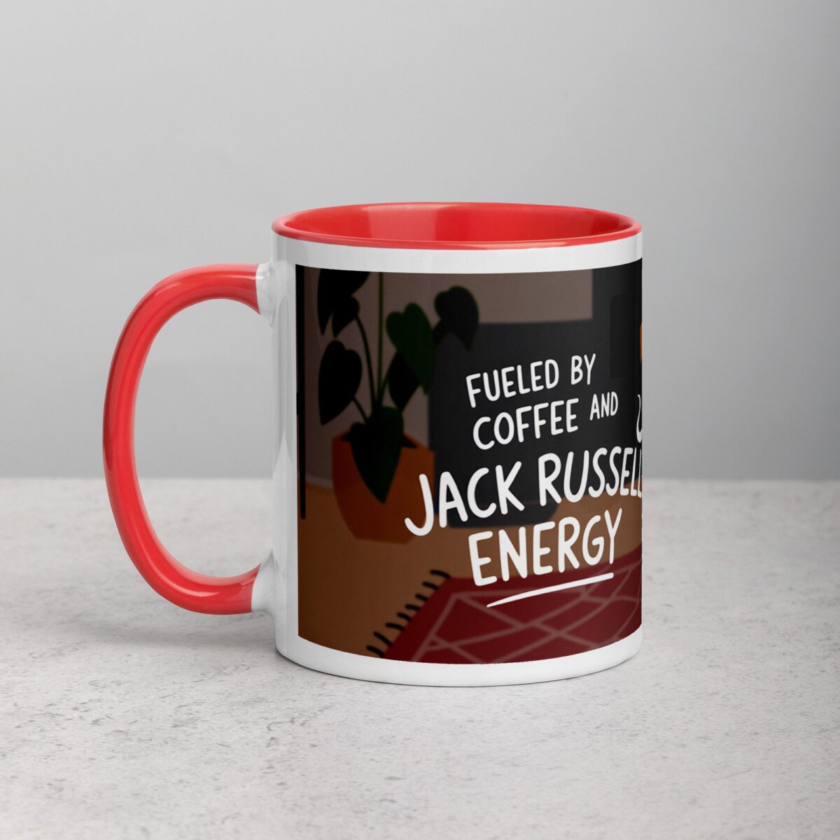 Fueled by Coffee and Jack Russell Energy Mug - Image 8