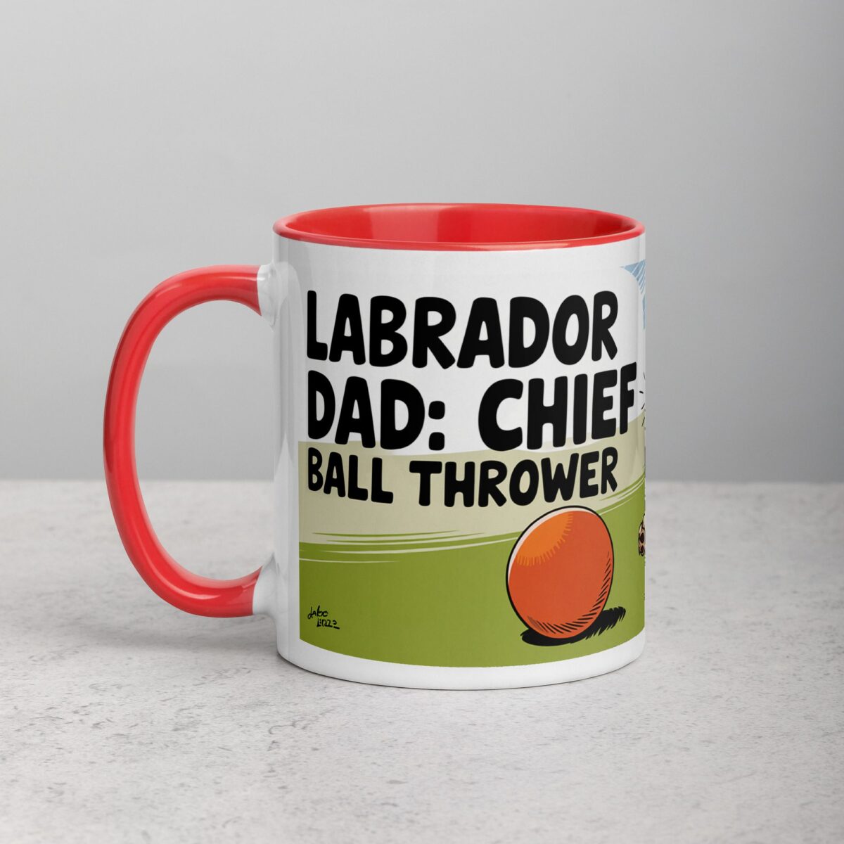 Labrador Dad: Chief Ball Thrower Coffee Mug - Image 8