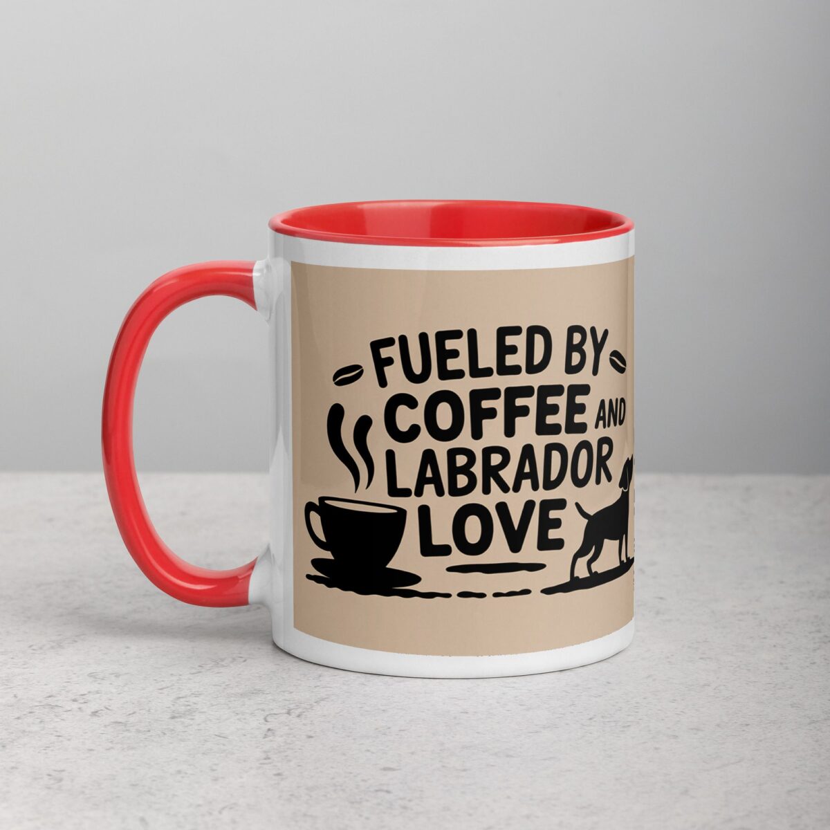 Fueled by Coffee and Labrador Love Mug - Image 8