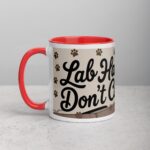 Lab Hair, Don’t Care Labrador Coffee Mug - Image 8