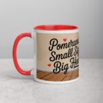 Pomeranians: Small Size, Big Heart Coffee Mug - Image 8