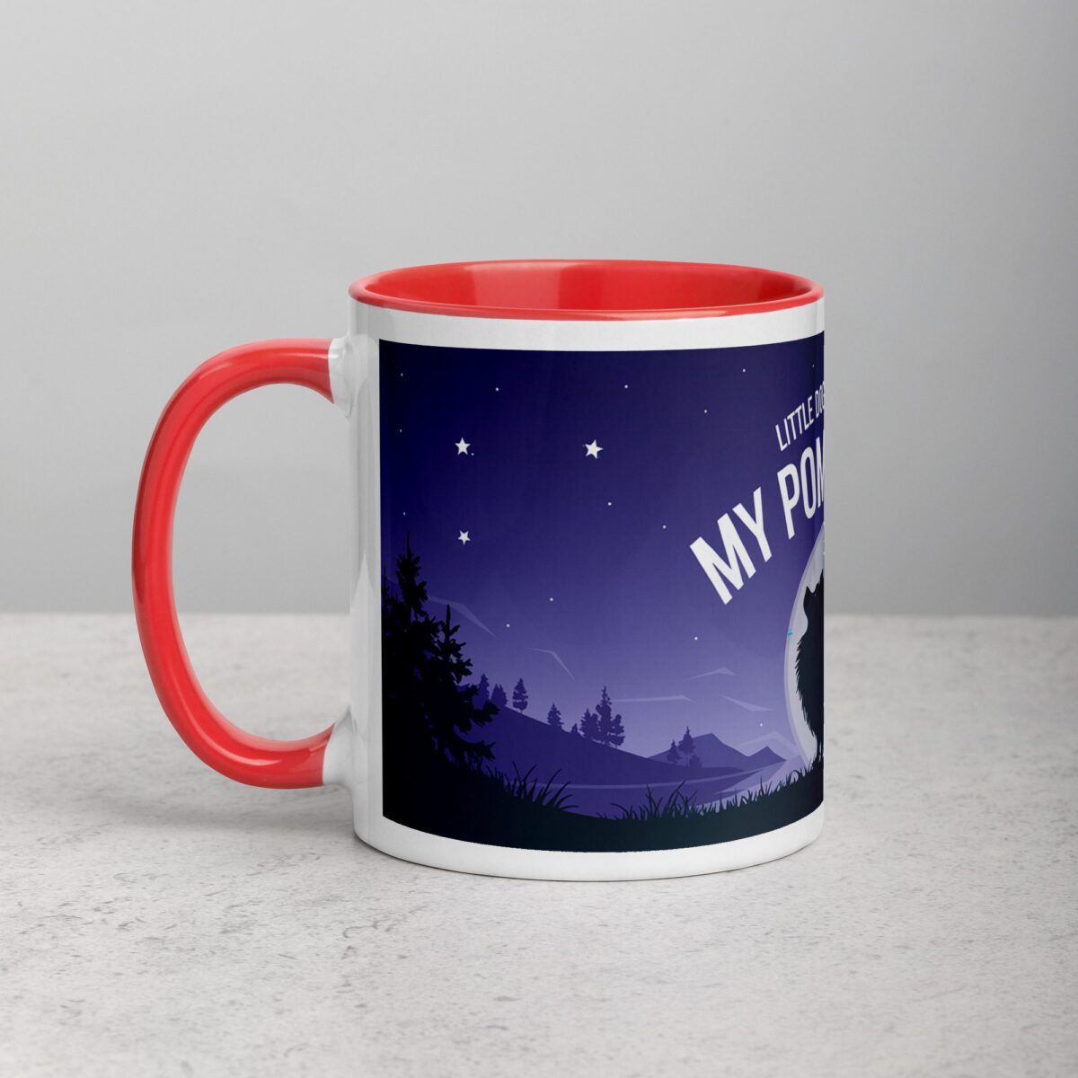 Little Dog, Big Dreams: My Pomeranian Coffee Mug - Image 8