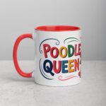 Poodle Mom: Queen of Curls Coffee Mug - Image 8