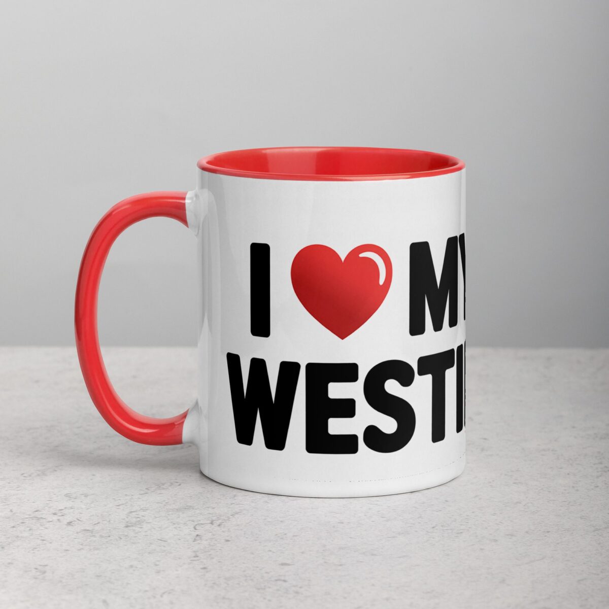 I ❤️ My Westie Coffee Mug & Tea Cup - Image 8