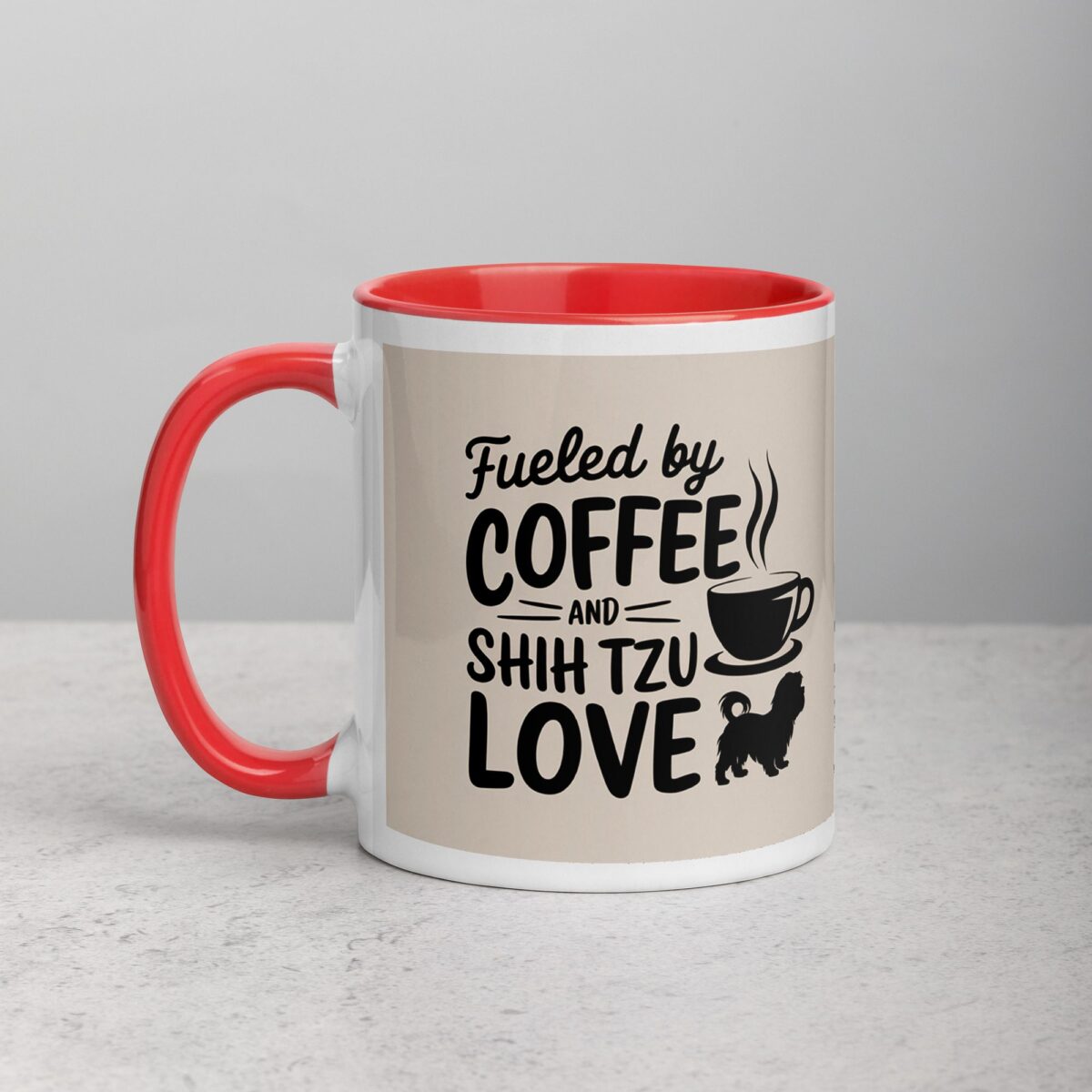 Fueled by Coffee and Shih Tzu Love Mug - Image 8