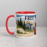Free Palestine Siblings Hug Mug - Image 8
