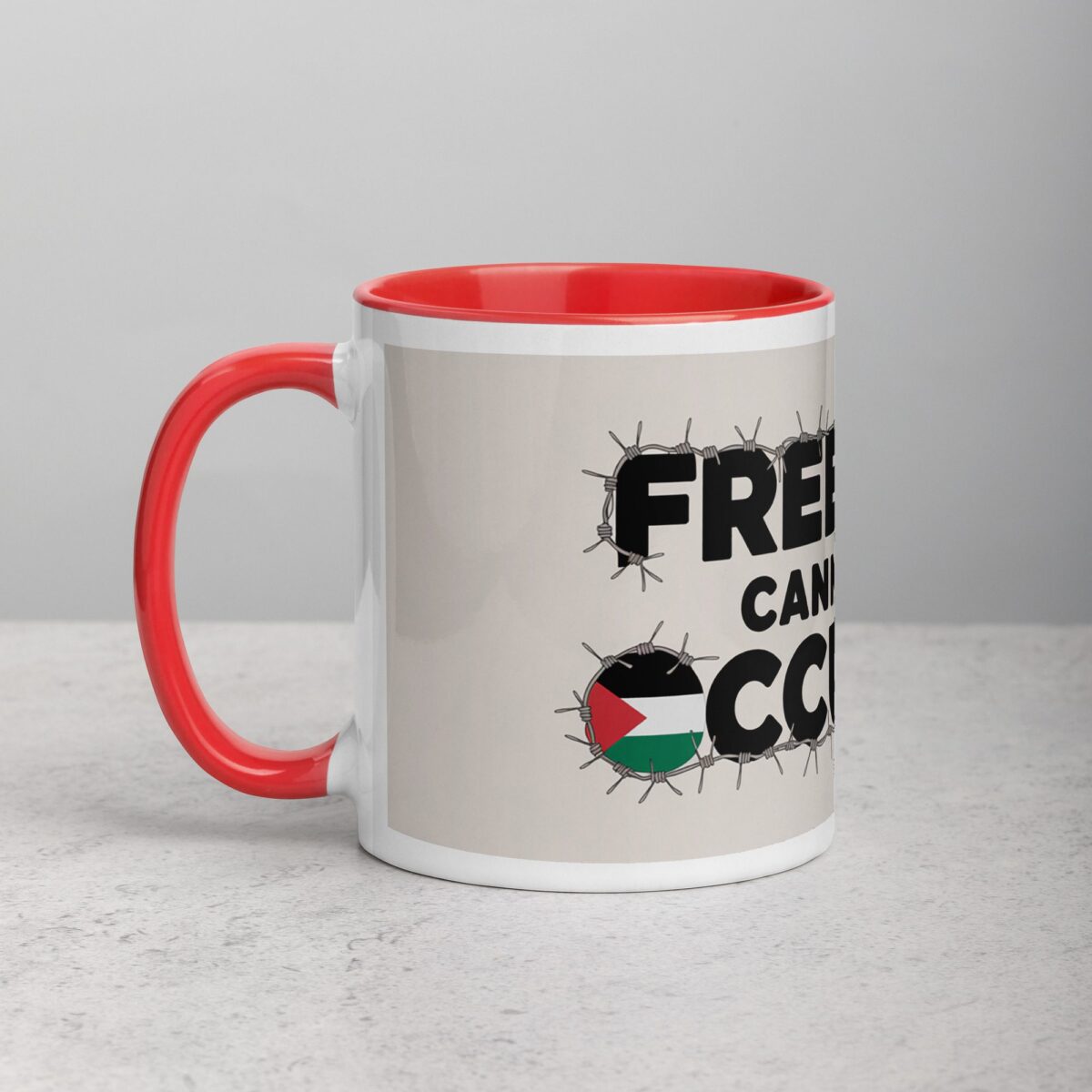Freedom Cannot Be Occupied Palestine Mug - Image 8