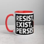 Resist, Exist, Persist Palestine Mug - Image 8