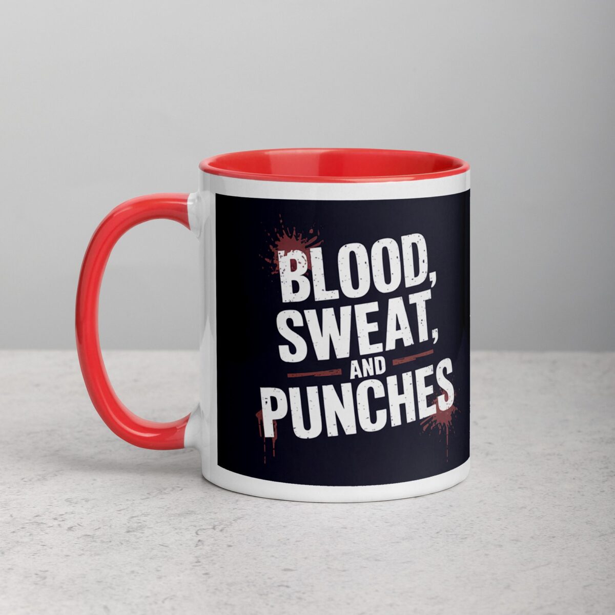 Blood, Sweat, and Punches Boxing Mug - Image 8