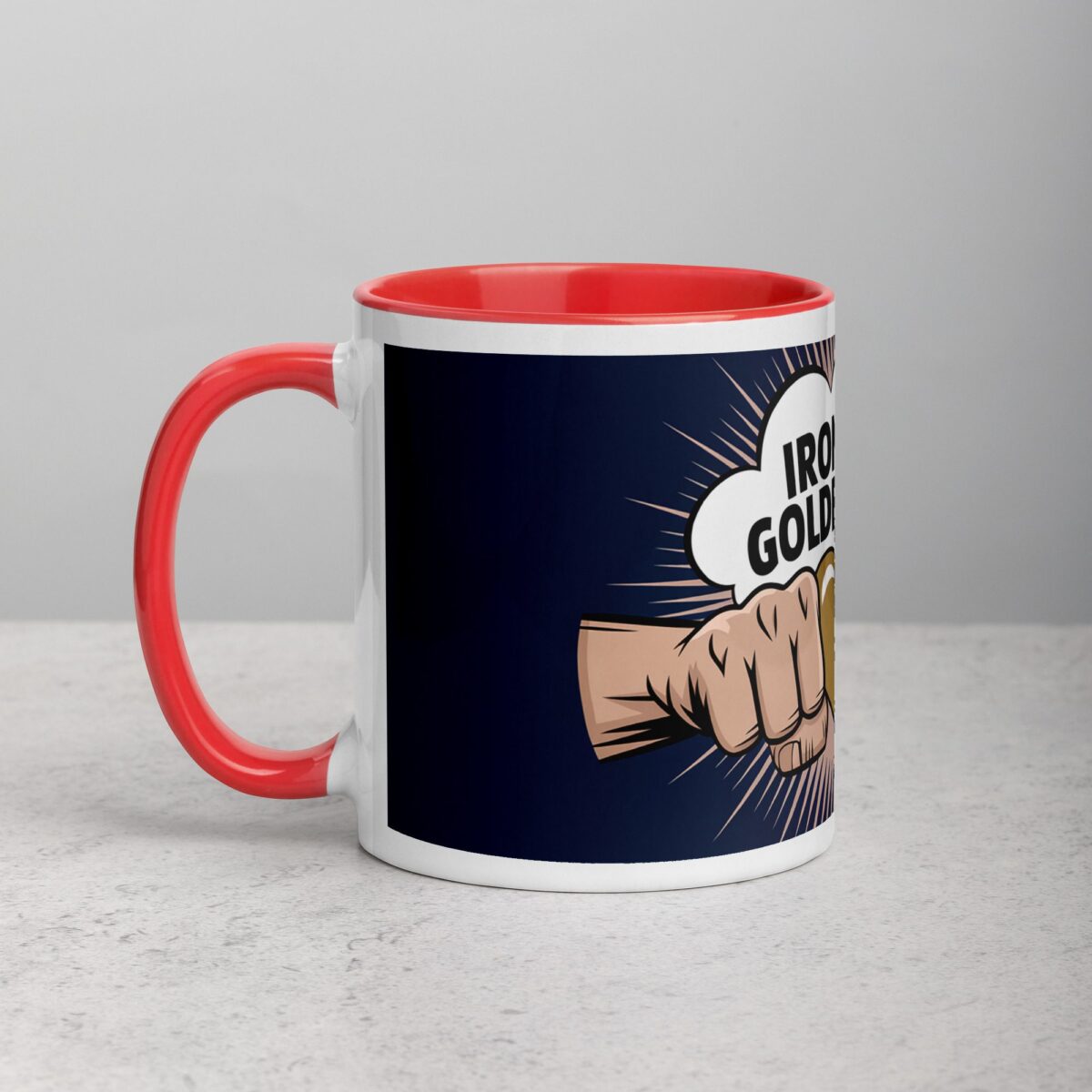 Iron Fists, Golden Heart Boxing Mug - Image 8