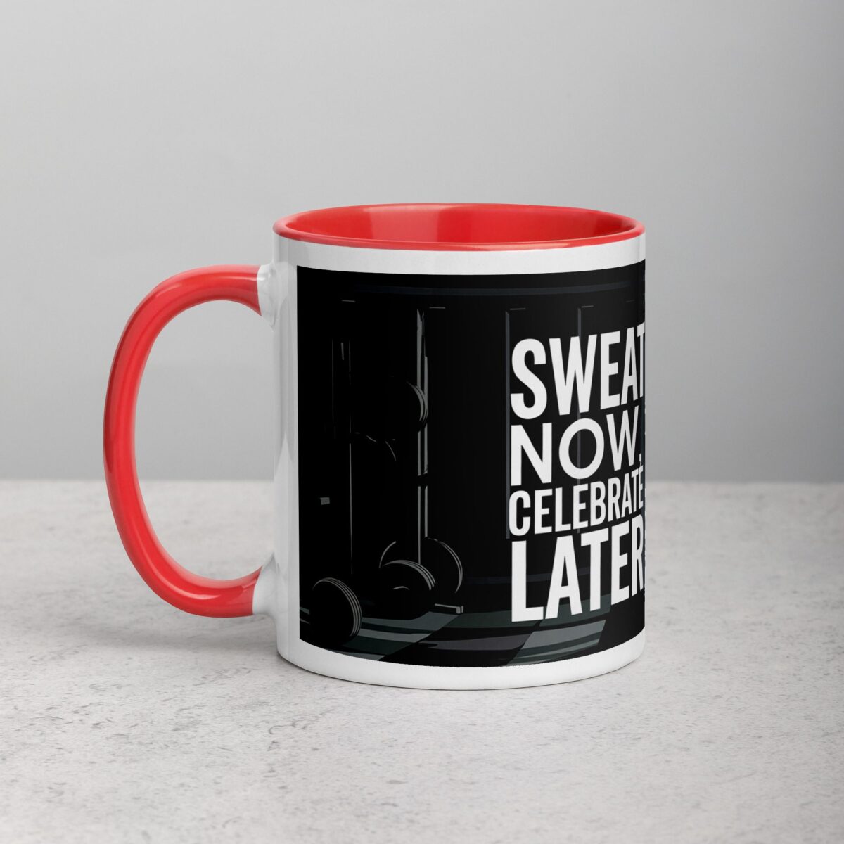 Sweat Now, Celebrate Later Boxing Mug - Image 8