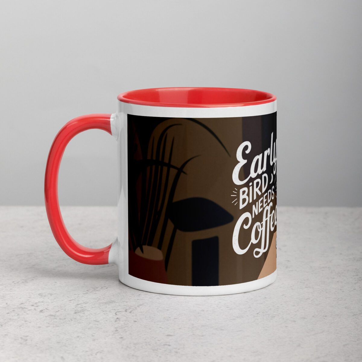 Early Bird Needs Coffee Mug - Image 8
