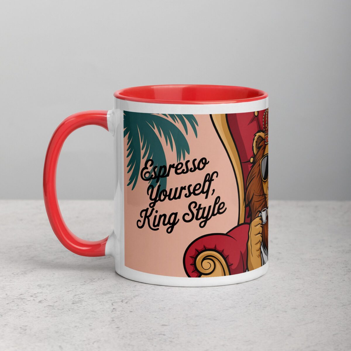 Espresso Yourself, King Style Lion Coffee Mug - Image 8