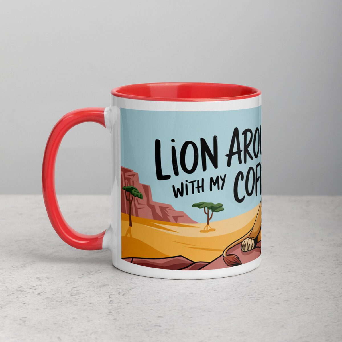 Lion Around with My Coffee Mug - Image 8