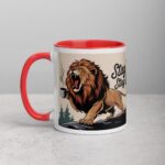 Stay Fierce, Stay Caffeinated Lion Coffee Mug - Image 8