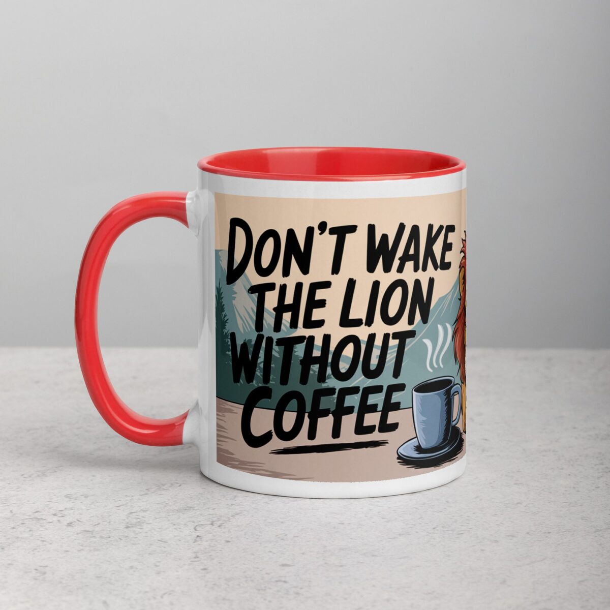 Don’t Wake the Lion Without Coffee Mug - Image 8