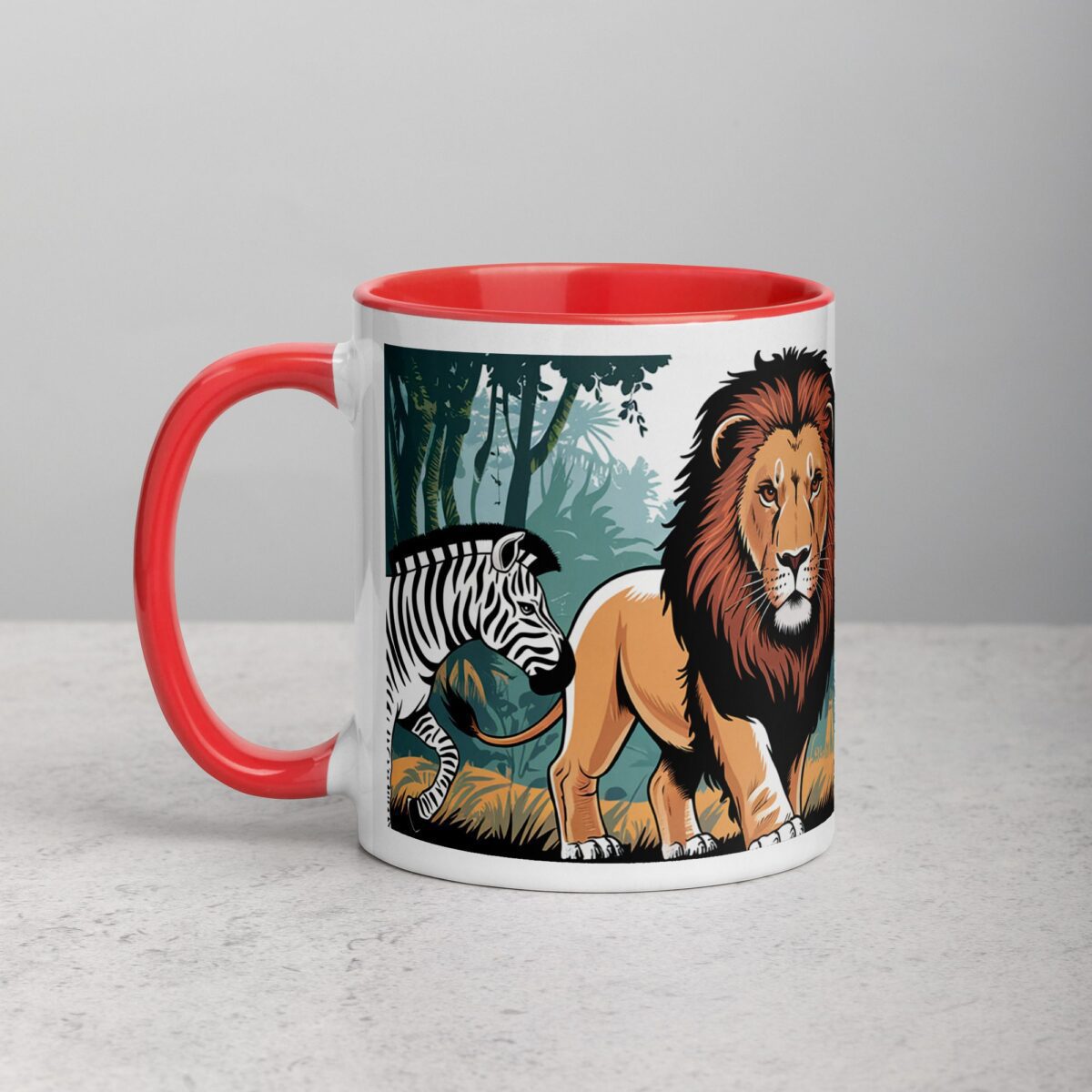 Fearless and Fueled by Coffee Lion Mug - Image 8