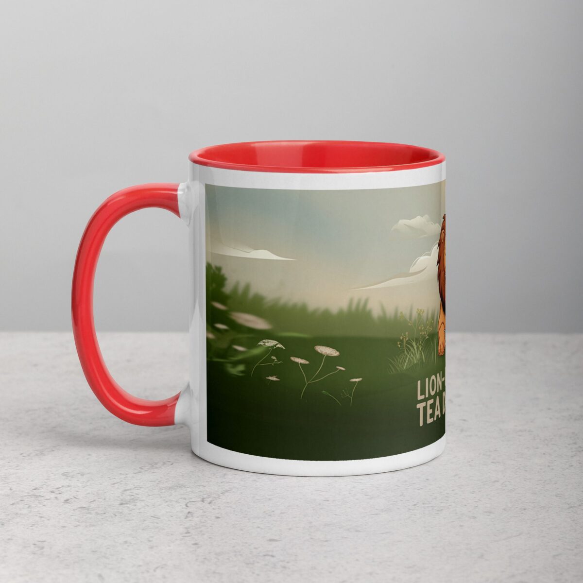 Lion-Hearted Tea Drinker Cup - Image 8