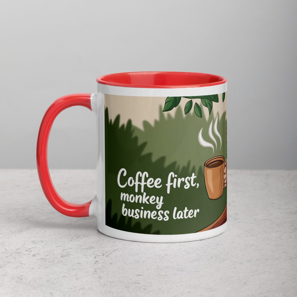 Coffee First, Monkey Business Later Mug - Image 8