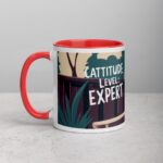 Cattitude Level: Expert Coffee Mug - Image 8