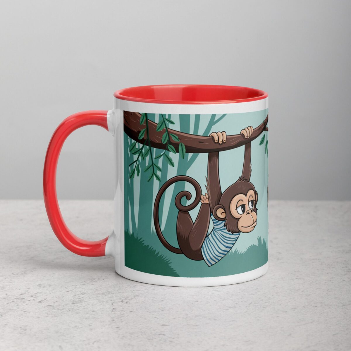 Hang in There, Coffee’s Coming! Monkey Mug - Image 8