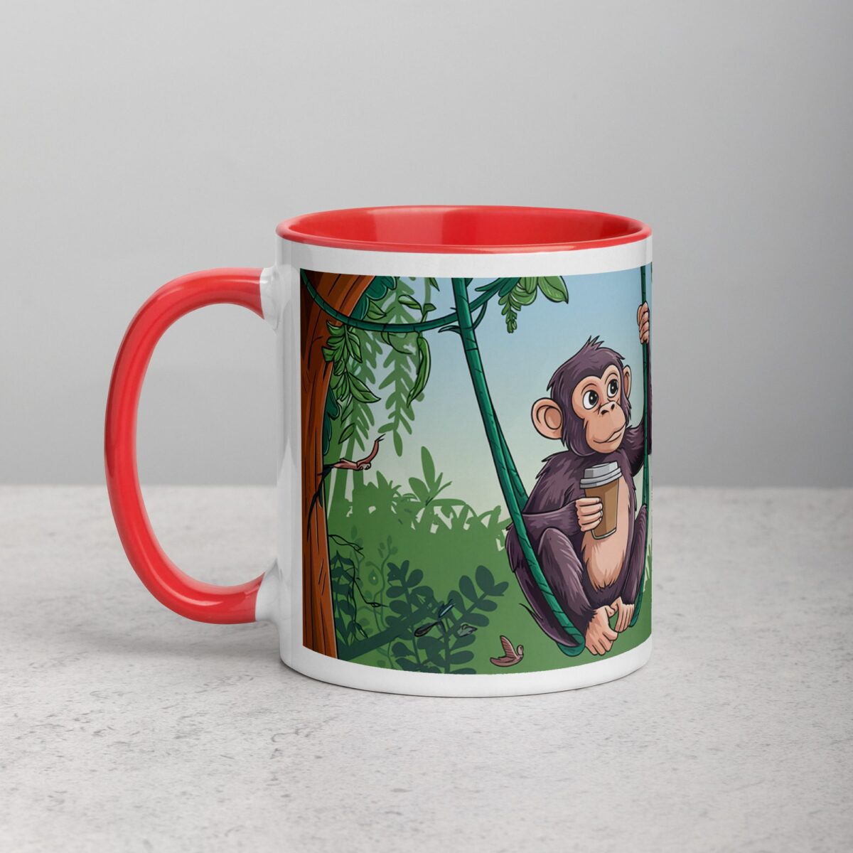 Caffeine? That’s My Daily Swing Monkey Mug - Image 8