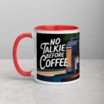 No Talkie Before Coffee Cat Mug - Image 8