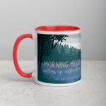 Morning Mood: Antlers Up, Coffee Down Mug - Image 8