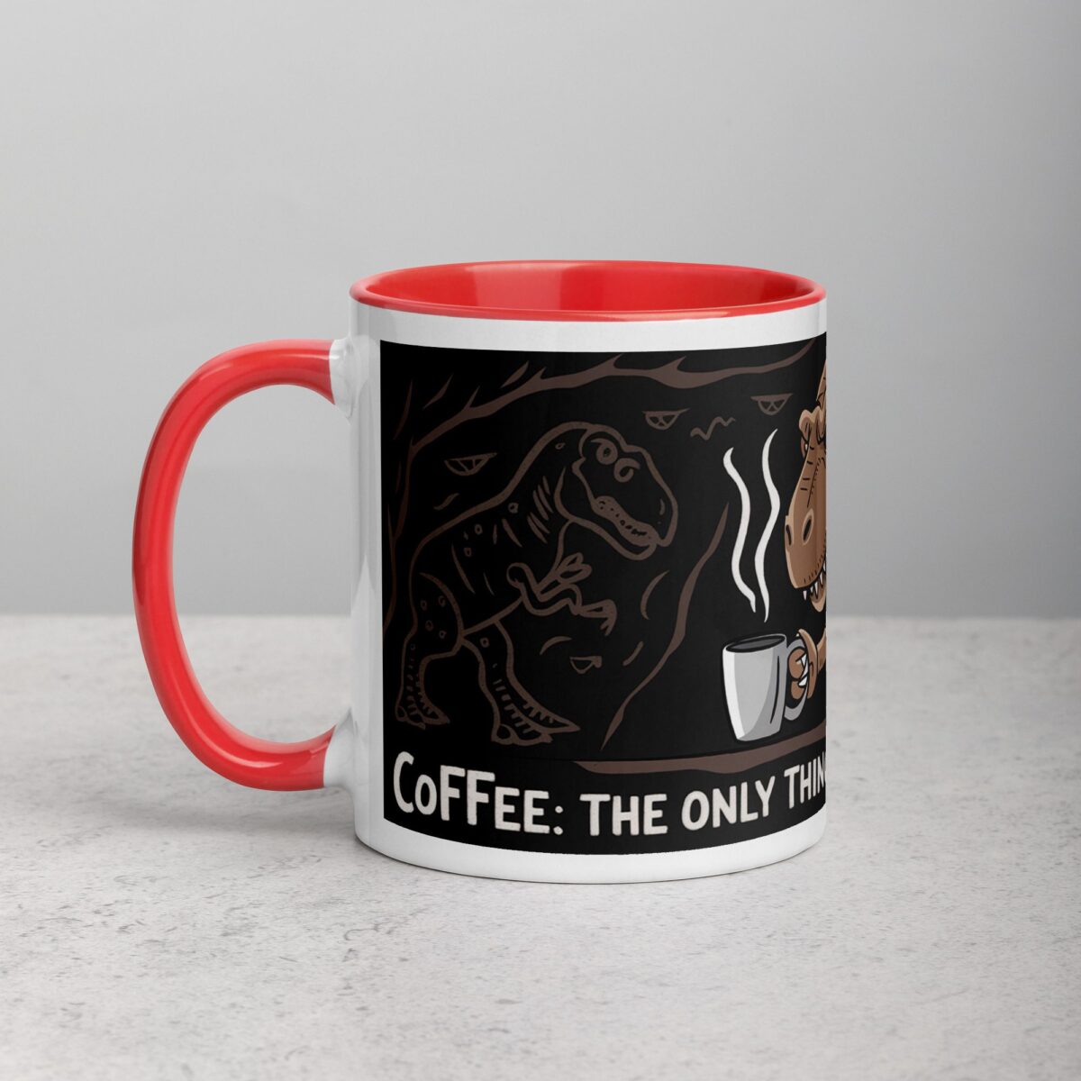 Coffee: The Only Thing Older Than Dinosaurs Mug - Image 8